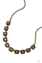 Load image into Gallery viewer, Jump SQUARE - Brass Necklace