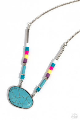 Seize the Sahara - Multicolor Necklace