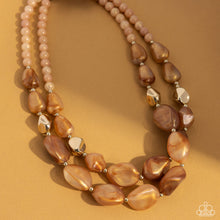 Load image into Gallery viewer, Seize the Statement - Brown Necklace
