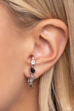 Load image into Gallery viewer, Trendy Twists - Black Illusion Post Earrings