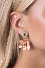 Load image into Gallery viewer, Colorful Clippings - Green Earrings