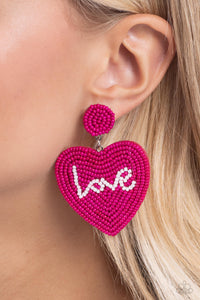 Sweet Seeds - Pink Post Earrings