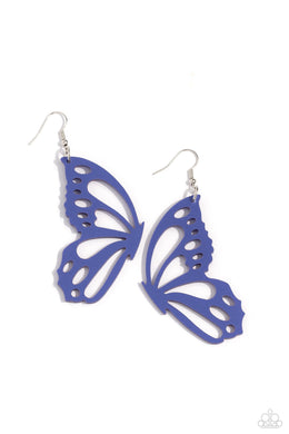 WING of the World - Blue Earrings
