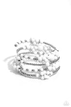 Load image into Gallery viewer, Compelling Clouds - White Bracelet