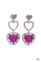 Load image into Gallery viewer, Couples Celebration - Pink Post Earrings