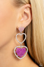 Load image into Gallery viewer, Couples Celebration - Pink Post Earrings