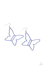 Load image into Gallery viewer, Soaring Silhouettes - Blue Earrings