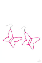 Load image into Gallery viewer, Soaring Silhouettes - Pink Earrings