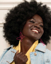 Load image into Gallery viewer, Soaring Silhouettes - Pink Earrings