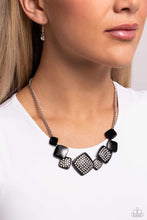 Load image into Gallery viewer, Twinkling Tables - Black Necklace
