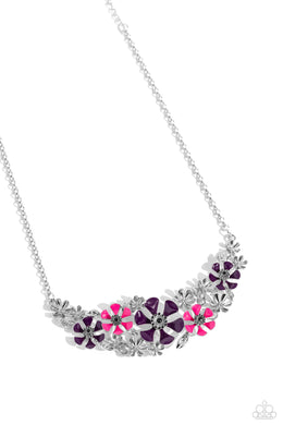 Blooming Practice - Purple Necklace