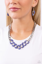 Load image into Gallery viewer, CURB Craze - Blue Necklace