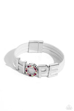 Load image into Gallery viewer, Hopeful Haute - White Magnetic Bracelet