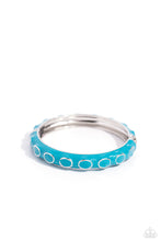 Load image into Gallery viewer, Delightful Diversion - Blue Hinged Bracelet
