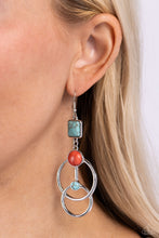 Load image into Gallery viewer, Interlocked Influence - Blue Earrings