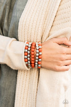 Load image into Gallery viewer, Pop-YOU-lar Culture - Orange Set of Bracelets