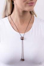 Load image into Gallery viewer, I Solemnly SQUARE - Copper Necklace