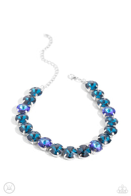 Alluring A-Lister - Blue Necklace
