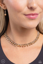 Load image into Gallery viewer, Ritzy Rhinestones - Brown Choker Necklace