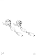 Load image into Gallery viewer, Modest MVP - White Clip-On Earrings