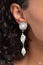 Load image into Gallery viewer, Modest MVP - White Clip-On Earrings