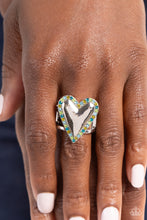 Load image into Gallery viewer, Smitten Shimmer - Green Ring