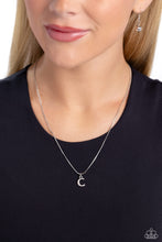 Load image into Gallery viewer, Seize the Initial - C - Silver Necklace
