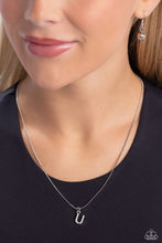 Load image into Gallery viewer, Seize the Initial - Silver - U