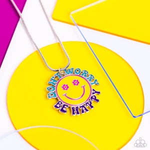 Dont Worry, Stay Happy - Multi Necklace