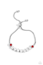 Load image into Gallery viewer, I Cant Believe It! - White Sliding Bead Bracelet