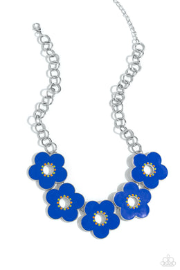 Cartoon Couture - Blue Necklace