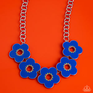 Cartoon Couture - Blue Necklace