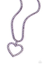 Load image into Gallery viewer, Flirting Fancy - Purple Necklace