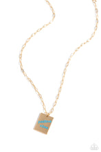 Load image into Gallery viewer, Optimistic Vibes - Blue Necklace