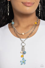 Load image into Gallery viewer, Seize the Swirls - Blue Necklace