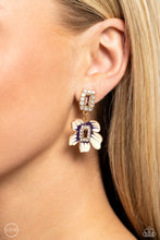 Load image into Gallery viewer, Colorful Clippings - Gold Clip-On Earrings