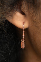 Load image into Gallery viewer, Easygoing Emeralds - Copper Necklace