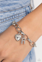 Load image into Gallery viewer, Guess Now Its INITIAL - R - White Bracelet