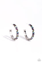 Load image into Gallery viewer, Effortless Emeralds - Multi Hoop Earrings