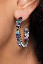 Load image into Gallery viewer, Effortless Emeralds - Multi Hoop Earrings