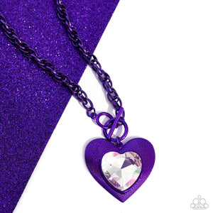 Modern Matchup - Purple Necklace