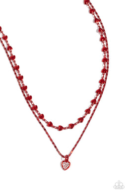 Cupid Combo - Red Necklace