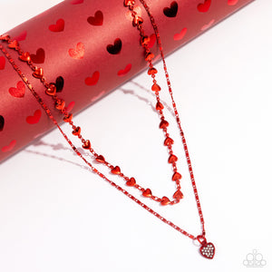 Cupid Combo - Red Necklace