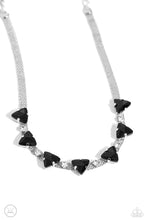 Load image into Gallery viewer, Strands of Sass - Black Choker Necklace