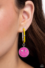Load image into Gallery viewer, Personable Pizzazz - Pink Hoop Earrings