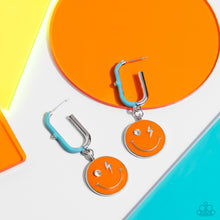 Load image into Gallery viewer, Personable Pizzazz - Orange Hoop Earrings