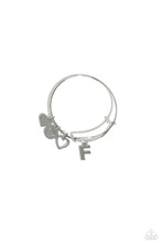 Load image into Gallery viewer, Making It INITIAL - Silver - F Bracelet