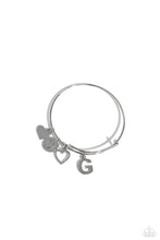 Load image into Gallery viewer, Making It INITIAL - Silver - G Bracelet