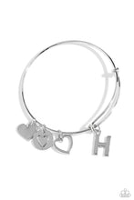 Load image into Gallery viewer, Making It INITIAL - Silver - H Bracelet