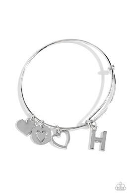 Making It INITIAL - Silver - H Bracelet